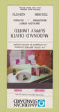 Matchbook Cover - American Standard Bathroom Fixtures Brantford ON 30 Strike