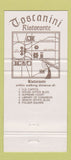 Matchbook Cover - Toscanini Ristorante Washington DC 30 Strike