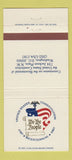 Matchbook Cover - Bicentennial Commission Washington DC 1987 30 Strike