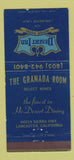 Matchbook Cover - Desert Inn Motor Hotel Lancaster CA Granada Room 30 Strike