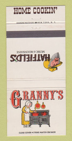 Matchbook Cover - Granny's Hatfield's Holiday Inn Cincinnati OH 30 Strike