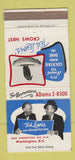 Matchbook Cover - Ted Lewis Restaurant Washington DC Crows Nest 30 Strike
