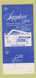 Matchbook Cover - Sapphire Club Aiea Hawaii USS Arizona Memorial 30 Strike