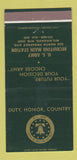 Matchbook Cover - US Army Recruiting Milwaukee WI 30 Strike