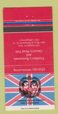 Matchbook Cover - Pimblett's Restaurant Coronation Souvenir Toronto ON 30 Strike