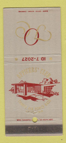 Matchbook Cover - Officers' Club Travis Air Force Base CA WEAR 30 Strike