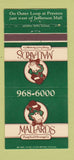 Matchbook Cover - Mallards Restaurant Louisville KY 30 Strike