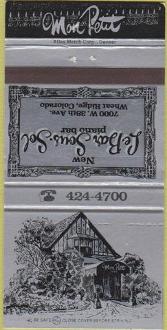 Matchbook Cover - Le Bar Sous Sol Wheat Ridge CO 30 Strike