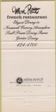 Matchbook Cover - Le Bar Sous Sol Wheat Ridge CO 30 Strike
