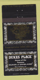 Matchbook Cover - Duke's Place Jazz New Orleans LA 30 Strike