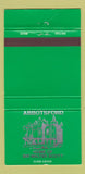 Matchbook Cover - Abbotsford Sir Walter Scott UK GREEN 30 Strike