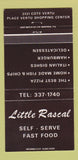 Matchbook Cover - Little Rascal Restaurant Montreal QC pizza 30 Strike