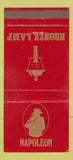 Matchbook Cover - Bronze Lamp Napoleon 30 Strike