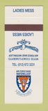Matchbook Cover - Air Force Base Waterloof Ladies Mess