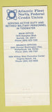 Matchbook Cover - Atlantic Fleet NorVa Federal Credit Union Norfolk VA 30 Strike