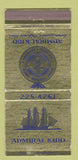 Matchbook Cover - Admiral Kidd Officers Mess San Diego CA Navy WEAR 30 Strike