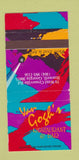 Matchbook Cover - Van Gogh's Restaurant Roswell GA 30 Strike