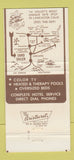 Matchbook Cover - Sand Sailer Motor Hotel Lancaster CA Cap'n Carls 30 Strike