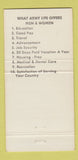Matchbook Cover - US Army Recruiting Service Portland OR 30 Strike