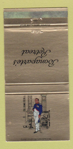 Matchbook Cover - Bonaparte's Retreat Houston TX WEAR 30 Strike