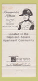 Matchbook Cover - Bonaparte's Retreat Houston TX WEAR 30 Strike