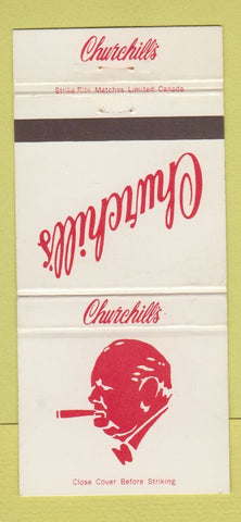 Matchbook Cover - Churchill's Inn Waikiki Hawaii Winston 30 Strike