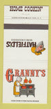Matchbook Cover - Granny's Hatfield's Holiday Inn Mason OH 30 Strike
