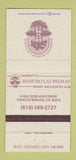 Matchbook Cover - Marriott Rancho Las Palmas Resort Rancho Mirage CA 30 Strike