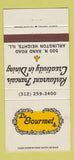 Matchbook Cover - Le Gourmet Restaurant French Arlington Heights IL 30 Strike