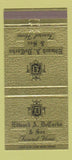 Matchbook Cover - Edward DeCarbo Funeral Home New Castle PA 30 Strike