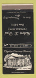Matchbook Cover - Robert Ford Funeral Home Flemington NJ 30 Strike