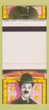 Matchbook Cover - Charlie Chaplin 1985 30 Strike