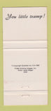 Matchbook Cover - Charlie Chaplin 1985 30 Strike