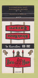 Matchbook Cover - Ben Hur Steak House Burlington ON 30 Strike