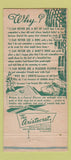 Matchbook Cover - Emond's Funeral Home 1952 Biddeford ME 30 Strike