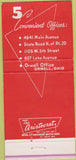 Matchbook Cover - Farmers National Bank Ashtabula OH 30 Strike