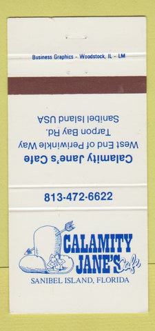 Matchbook Cover - Calamity Jane's Sanibel Island FL restaurant 30 Strike