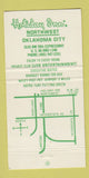 Matchbook Cover - Holiday Inn Don Quixote Oklahoma City OK Route 66 30 Strike
