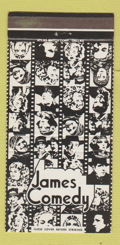 Matchbook Cover - James Comedy Club Dallas? TX 30 Strike
