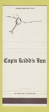 Matchbook Cover - Cap'n Kidd's Inn Nassau Bahamas 30 Strike