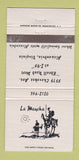 Matchbook Cover - La Mancha Alexandria VA Restaurant WEAR 30 Strike