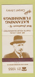 Matchbook Cover - Katannings Furnishings Andrew Barton Australia 30 Strike