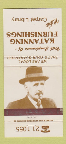Matchbook Cover - Katannings Furnishings Andrew Barton Australia 30 Strike