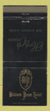 Matchbook Cover - William Penn Hotel Pittsburgh PA WEAR 30 Strike