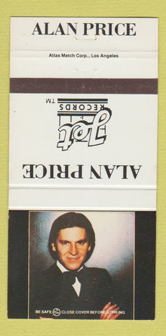 Matchbook Cover - Alan Price Jet Records Music 30 Strike