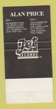 Matchbook Cover - Alan Price Jet Records Music 30 Strike