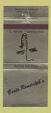 Matchbook Cover - Boots Randolph's Nashville TN Mr Sax Jazz 30 Strike