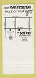 Matchbook Cover - Donkey Mexican Restaurant Pasadena TX 30 Strike
