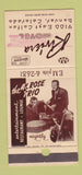 Matchbook Cover - Riviera Motel Denver Colorado Colfax Al Rose Trio 30 Strike