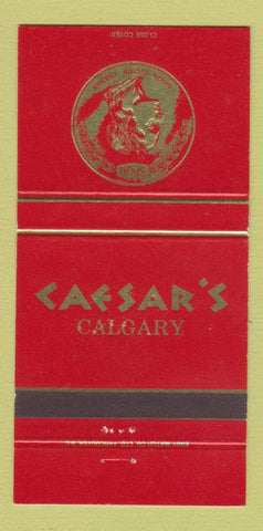 Matchbook Cover - Caesar's Steak House Calgary AB 30 Strike